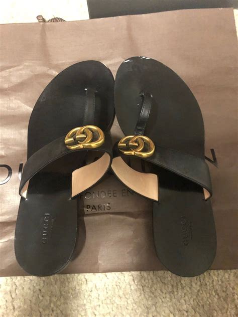 sandale compensée gucci|authentic gucci sandals women.